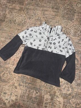 Kids Two-Tone Zip Pullover